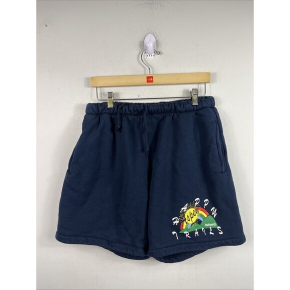 Madhappy Happy Aspen Trails Drawstring Sweat Shorts Size XL Limited Edition NWOT - Picture 1 of 4